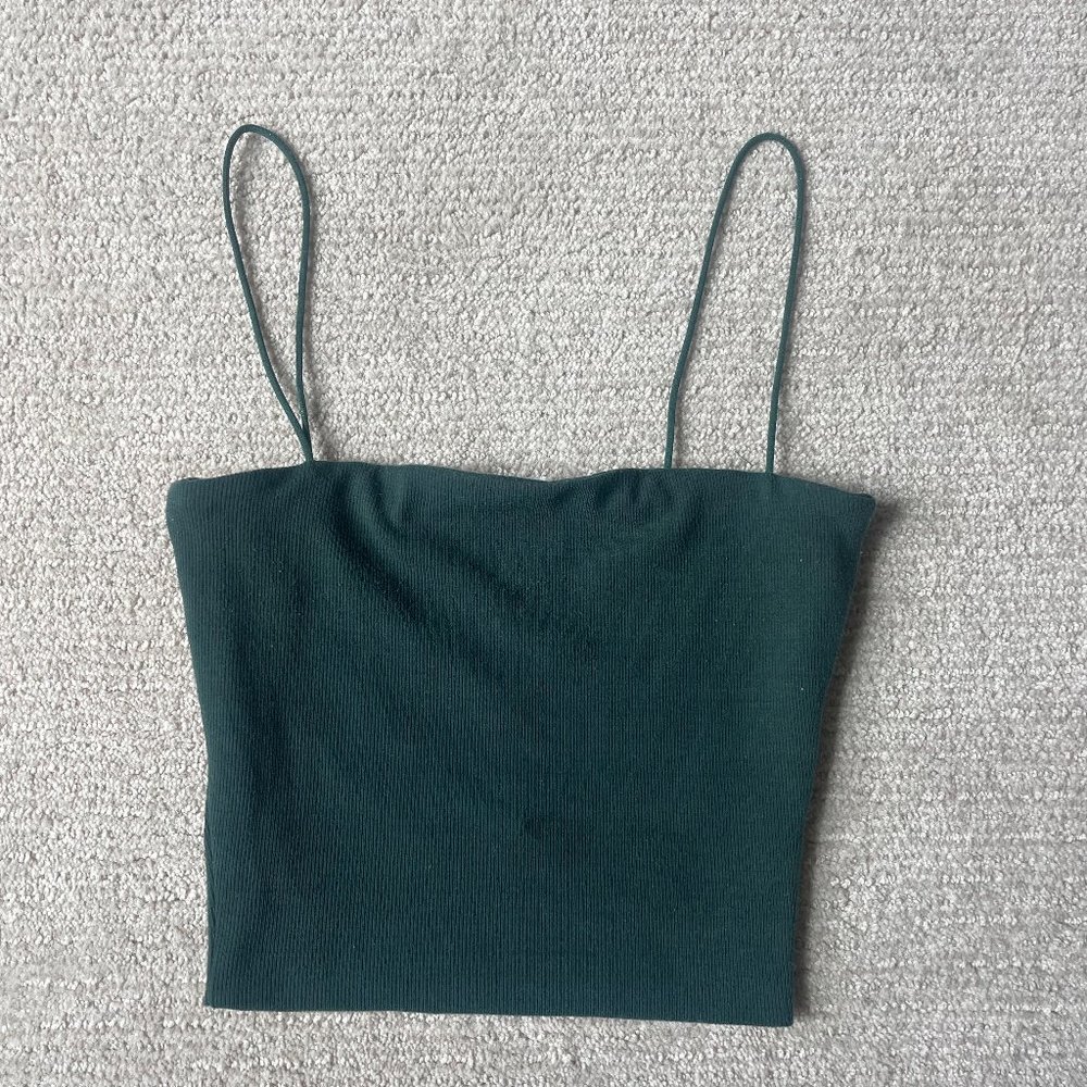 American Threads Cropped Tank